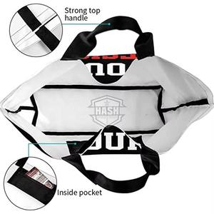 Bolsa de Compras de Algodón de Lujo para Mujer, Diseño Personalizado, Bolso de Mano, Bolso de Hombro, Impresión de Serigrafía de Alta Calidad, Ecológica - Product Image 4