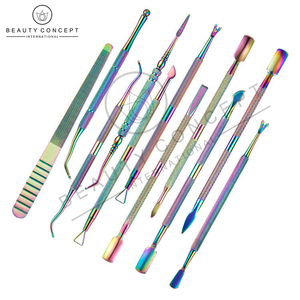 Professional Manicure <b>Tool</b> Stainless Steel Cuticle Pusher for Gentle Nail Care and Grooming Eco-Friendly - Product Image 3