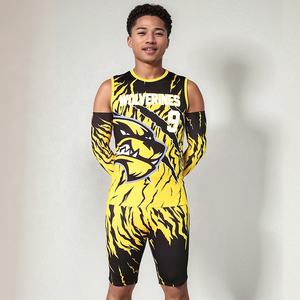 Uniformes de football 7 contre 7 personnalisables de haute qualité, ensembles pour adultes, tissu extensible respirant imprimé, service OEM disponible - Product Image 5