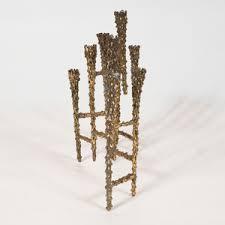 Classic Design Brass Menorah Candle Holder Hanukkah Candle Stand Jewish <b>Lamp</b> Decorative Home Accent - Product Image 5