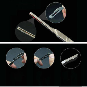 Cuchillo Quirúrgico de Acero Inoxidable de Alta Calidad Personalizado a Precio Económico al por Mayor, Hoja Quirúrgica Reutilizable, Uso General en Cirugía Manual - Product Image 5