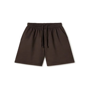 Meilleur short en coton éponge 210 GSM 100% respirant décontracté taille moyenne fermeture à cordon poche latérale arrière écologique Vintage - Product Image 1