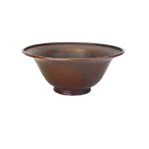 Top Trending elegante diseño moderno hogar pulido superficie cobre lavado fregadero con colador uso en la cocina - Product Image 4