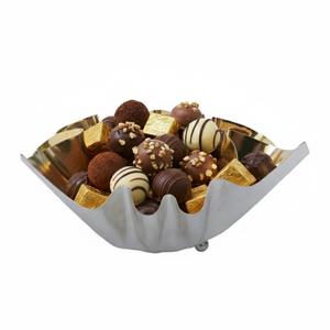 Fantastic Design Silver <b>Shell</b> Bowl Creative Quality Metal <b>Chocolate</b> Bowl Wholesale Home Tabletop Sweets Server Bowl Best Price - Product Image 1
