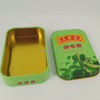 Mini boîte en métal avec couvercle, personnalisable, carrée/rectangulaire, pour bonbons, sucre, chewing-gum, biscuits, thé, emballage, boîte, pot