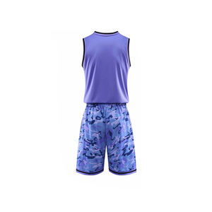 Maillot de basket-ball XS Plus Size Shorts personnalisés conçus ensemble de vêtements de sport réversibles par sublimation respirants vente en gros - Product Image 3
