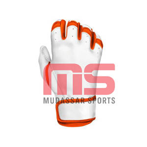 Gants de frappeur de baseball à manchette longue personnalisés fabricants conception de logo en cuir véritable hommes enfants jeunes adultes gants de frappeur de baseball - Product Image 3