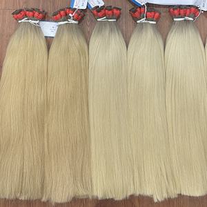 Cabello Rubio Vietnamita al por Mayor en Existencia, de 20 a 28 Pulgadas, Liso Natural, Disponible Ahora, Listo para Enviar - Product Image 4