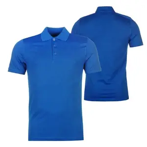Profession elle Kleidung neues Design Bestickte Strick fabrik Direkt verkauf Großhandels preis Baumwolle Blau Farbe Herren Polo-Shirts