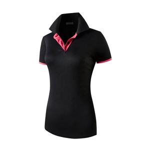 Polo de manga corta personalizado para mujer para verano 2023 camiseta informal con cuello de botón estampado por sublimación suéter de solapa barato - Product Image 5