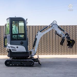 Mini-excavatrice compacte sur chenilles CE EPA 1,5 tonne 1,3 tonne, durable, livraison gratuite pour travaux <span class=keywords><strong>de</strong></span> terrassement à petite échelle - Product Image 5