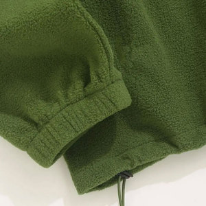 OEM Plain Dropped hombro de manga larga de algodón sudaderas con capucha de los hombres de encargo del logotipo impreso de gran tamaño de cuello redondo sudaderas - Product Image 4