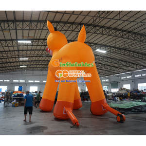 定制logo字母大型巨型商务户外移动展示广告装饰吹气气球广告牌充气标牌 - Product Image 4