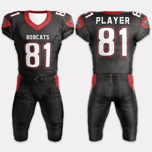 Conjunto de Pantalones y Camiseta de Fútbol Americano Personalizados, Sublimación Personalizada, Transpirable, Unisex, Cómodo, Duradero, para Juego en Equipo, Manga Corta - Product Image 2