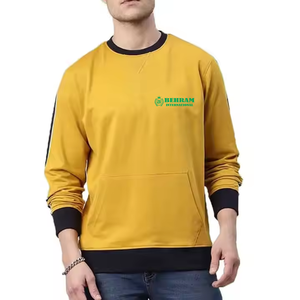 เสื้อสเวตเชิ้ตคอกลมผ้าฝ้ายสำหรับผู้ชายรุ่นใหม่ปี 2026 ดีไซน์สั่งทำได้ ขายดี แห้งเร็ว ระบายอากาศได้ดี เหมาะสำหรับฤดูหนาว - Product Image 1