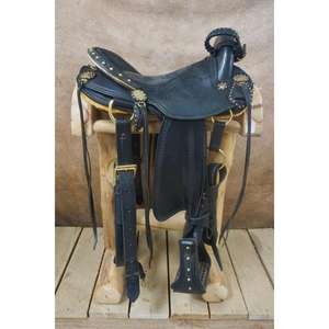 Silla de Montar Inglesa para Adultos, Cuero Genuino y Armazón de Madera, Herrajes SUS304, Cómoda y Duradera, Uso Ecuestre, Hecha en India - Product Image 1