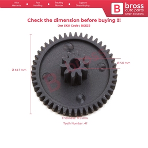 BGE32 EGR Valve Actuator Repair Gear for Dia 45 mm 10/47 Teeth - Product Image 5