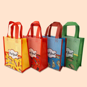Non-woven Customizable Small Size Shopping Bags with PP Webbing Handles - Product Image 3