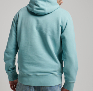 เสื้อฮู้ดแบบสวม Unisex เนื้อผ้านุ่มสบาย สีพื้นเรียบง่าย พร้อมฮู้ดและเชือกผูก แขนยาว บริการ OEM - Product Image 4