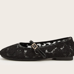 รองเท้าผ้าใบลำลองสไตล์ชนบทสำหรับผู้หญิง ระบายอากาศได้ดี เหมาะสำหรับฤดูร้อน ดีไซน์ธรรมชาติ พื้นหนา - Product Image 4