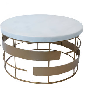 Gran oferta, soporte de pastel de Metal con tapa de mármol, exhibición de postres resistente y elegante para bodas, fiestas, eventos, restaurante - Product Image 6
