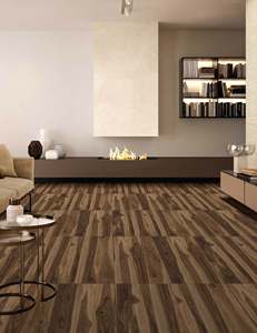 Azulejos Cerámicos de Gran Formato 600x1200 con Efecto Madera, Panel de Pared Esmaltado Premium para Interiores de Oficinas Modernas y Villas Residenciales - Product Image 4