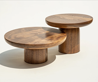 Support à gâteau réglable en bois d'acacia naturel rustique, fait main et écologique, pour tables de desserts, fêtes d'anniversaire, mariages, Inde