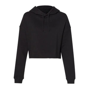 Sweat-shirt à capuche personnalisé pour femme, coupe ample, uni, à manches longues, en polaire, couleur unie, style streetwear - Product Image 1