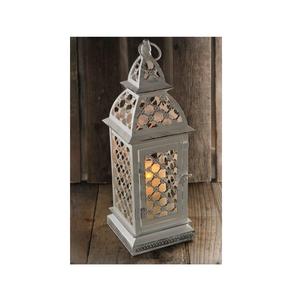 โคมไฟโลหะตกแต่งลวดลายดอกไม้โทนสีสง่างามเหมาะสำหรับการตกแต่งภายในที่หรูหรางานแต่งงานวันครบรอบและการสังสรรค์ในครอบครัว - Product Image 1