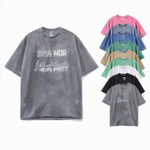 T-shirt de haute qualité, 100% coton, col rond, style formel, manches courtes, séchage rapide, anti-rides, pour l'été - Product Image 1