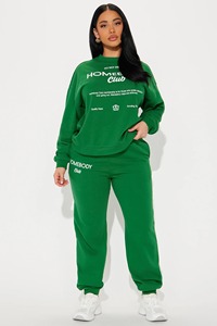 Nuevo conjunto de pantalones de dos piezas, ropa deportiva, chándal para mujer, chándal informal con estampado de serigrafía para mujer - Product Image 5