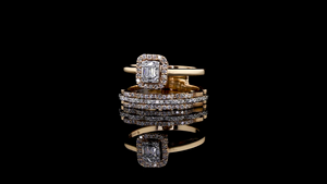 Anillo de Diamante Cultivado en Laboratorio con Apilamiento Fijo |   Anillo de Diamantes Minimalista para Mujer, para Uso Diario y Oficina |   Elegante Joyería Fina de Diseño - Product Image 2