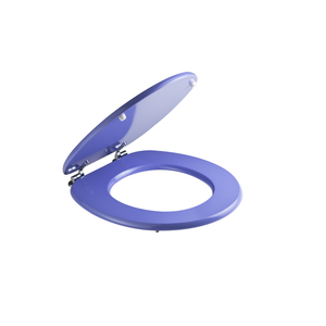 For FSC Certified MDF Lilac <b>Toilet</b> <b>Seat</b> <b>Cover</b> Universal Size Colorful Design - Product Image 2