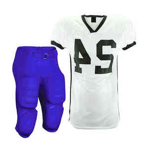 2023 conception personnalisée club américain Football uniforme ensemble entièrement sublimé maillot pantalon imprimé Logo respirant grande taille en gros - Product Image 3