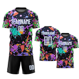 Pantalones cortos de fútbol personalizados de alta calidad, logotipo de número de nombre, técnicas de impresión por sublimación de alta calidad, entrenamiento de fútbol - Product Image 5