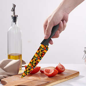 Juego de 5 Cuchillos de Cocina de Cerámica, Afilados, Ecológicos, Comerciales, Hechos a Mano, Ambidiestros, Aptos para Lavavajillas, para Ebay, Shopify, Dropshipping - Product Image 4