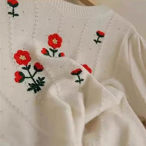 Suéter Personalizable para Mujer, Tejido con Bordado, Informal, con Logotipo Frontal, Transpirable, de Secado Rápido, para Invierno - Product Image 3