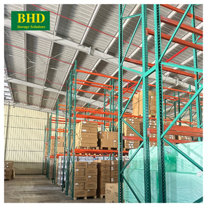 Vietnam Steel Customized Length Beam Orange Color Teardrop Selective Pallet <b>Rack</b> 5 Layer Corrosion Protection 11000-51000lbs - Product Image 4