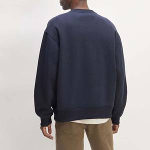 Sweat-shirt thermique à demi-zip pour homme, coupe oversize, épaules tombantes, en molleton épais 500 460 400 g/m², avec logo personnalisé, hiver, 100% - Product Image 5