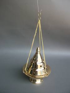 Porte-encens réglable en laiton, design moderne - Product Image 6