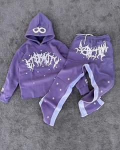 Trajes Deportivos Casuales de Invierno para Hombre de Primera Calidad, Más Vendidos, Ecológicos, de Color Sólido, 100% Algodón, Transpirables y de Secado Rápido - Product Image 5