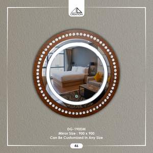 Espejo LED sin Marco para Decoración de Pared con Reflejo Nítido para Espacios Interiores Modernos de la India - Product Image 4