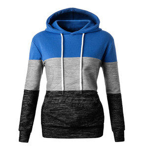 Venta al por mayor de las mujeres sudaderas con capucha último estilo de color personalizado de las mujeres sudaderas con capucha transpirable antiarrugas mujeres sudaderas con capucha - Product Image 2