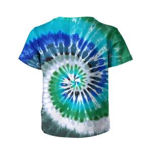 Moda calle Camisetas Mujer Tie Dye lavado manga corta Camiseta Crop Top deportes gimnasio camiseta - Product Image 2