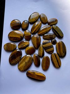 High Quality Natural Tiger Eye Cabochon Polished Mineral Crystal Gemstone for Women's Jewelry Handicraft Making Gift Idea - Product Image 3
