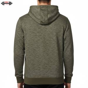 Sudadera con capucha estampada de Invierno en Blanco boxy con capucha recortada de vellón de ajuste regular sólido forrado para hombre de algodón liso de peso pesado de 300gsm personalizada - Product Image 4