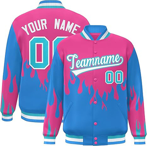 แจ็กเก็ตเบสบอลของผู้ชายเสื้อแจ็กเก็ตผ้าแคนวาสเลตเทอร์แมนสำหรับนักเบสบอลผ้าปักลายสำหรับฤดูหนาวงานตามสั่ง2025 - Product Image 3