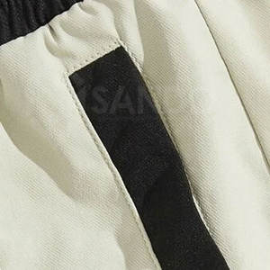 กางเกงคาร์โก้ผ้าฝ้ายเอวกลางลำลองของผู้ชายกางเกงสไตล์สตรีทผ้าคอตตอนซักได้น้ำหนักเบาสีเข้มสำหรับผู้ใหญ่ - Product Image 3