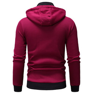 Sudadera con capucha de algodón 100% con cremallera, ropa de moda OEM, venta al por mayor - Product Image 6