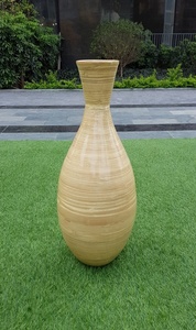 Vase en bambou filé de haute qualité pour la maison et la cuisine, ensembles de dîner de décoration de salon d'hôtel de mariage du Viet Nam - Product Image 2